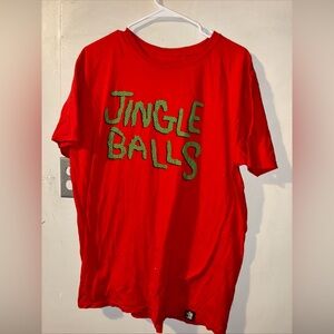 Blink-182 Jingle Balls Christmas Graphic Tee Red XL